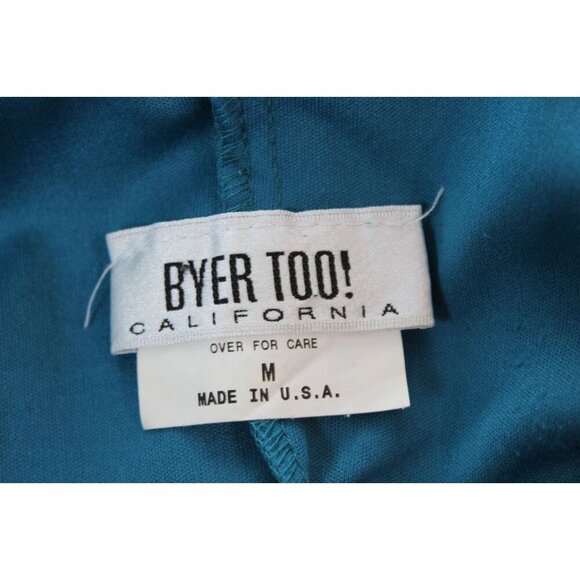 Vintage Y2K Byer Too! Dress Size Medium Tie Dye Floral Asymmetrical Fairy Formal - Picture 11 of 12